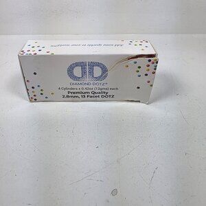 4 cylinders Diamond dots X.42 oz 12 gms each dark orange